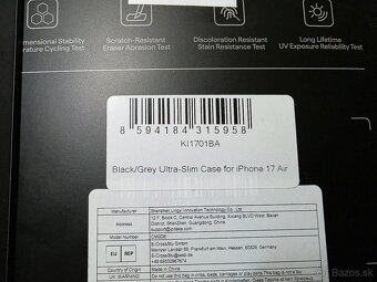 iphone air pitaka ultra slim kryt, aramid-karbon, novy - 5