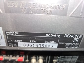 DENON DCD-610 cd prehrávač - 5