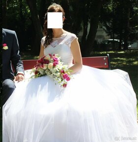Svadobné šaty S - 5