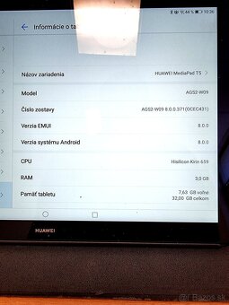 Predám tablet Huawei MediaPad T5 10.1 3GB/32GB - 5