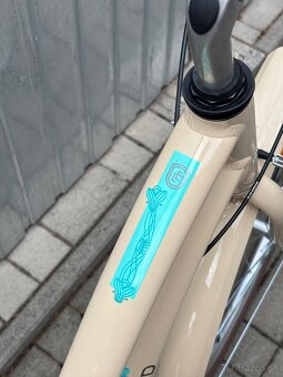 Dámsky retro bicykel Le Grand Pave 28” krémovej farby - 5