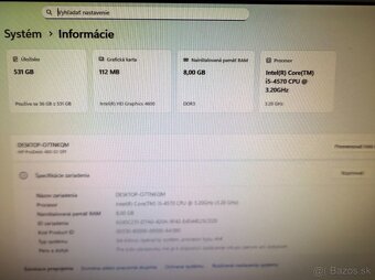 Počítač HP ProDesk 400 G1 SFF i5 / 8GB RAM / SSD+HDD - 5