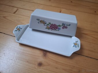 Historická porcelánová maselnička - 5