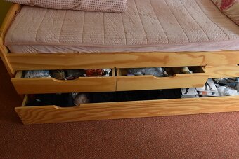 50 € postel s matracom - rozmer 205 cm x 99 cm - 5