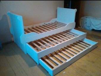 Drevena 3oj posteľ - 5