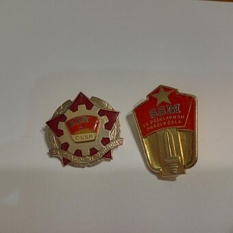 ODZNAKY SSM  8 kusů - 5