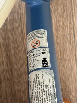 Odrážadlo Kinderkraft Fly Plus + košík a zvonček - 5