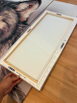 7 dielny obraz na stenu VLK - 5