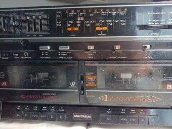 Universum CTR4673 reverse radiomagnetofon retro 2 kazeťák - 5