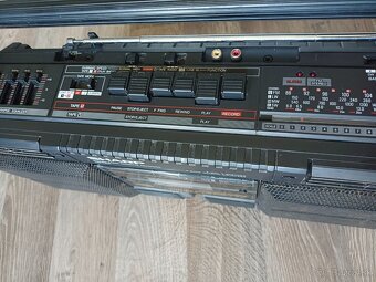 Sharp WQ234 bk, radiomagnetofon retro 2 kazeťák - 5