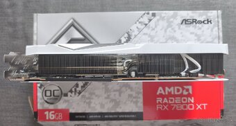 Predám grafickú kartu ASROCK RX 7800 XT Steel Legend 16G OC - 5