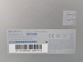 Sony PS2 Slim 》Silver Edition 》Playstation 2 》SCPH-90004 - 5