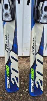 Lyže 160cm, palice - 5