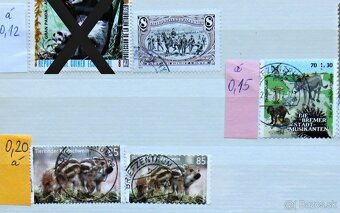Známky - fauna - zľava 20% - 5