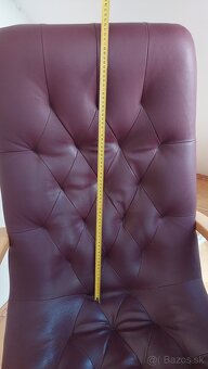 Kancelárske kožené kreslo - 5