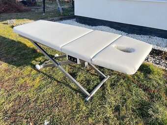 nové NEREZOVÉ elektrické masážne lehátko - 5