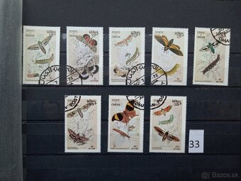 Poštové známky č.438 - ÁZIA - 20 ks sérií - 5