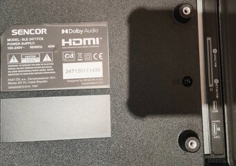 Televízor LCD Sencor SLE 2471TCS - ako nový - 5