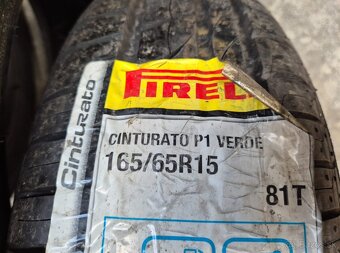 165/65 r15 letné 4 ks PIRELLI - nejazdené - 5