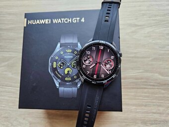 Huawei Watch GT4 46mm black, top, zaruka NAY - 5