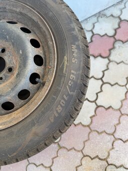 Predám 4 kusi pneumatík rozmer 165/70 R 14 zimné - 5