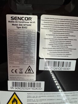 Mobilná klimatizácia Sencor SAC MT1411CH – WiFi, TOP stav - 5