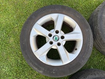 Original alu disky skoda octavia 2 205/55 R16 5x112 - 5