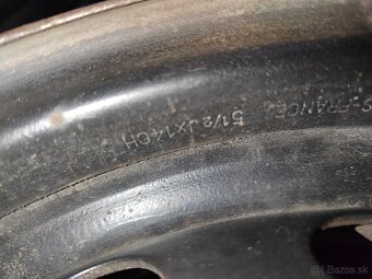 4x100 R14 plechové disky - 5