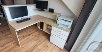 Kancelársky rohový stôl - 5