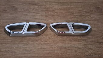 VW Passat B8 R-line NEREZ chrómové koncovky výfuku - 5