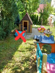 Záhradný drevený domček pre deti - 5
