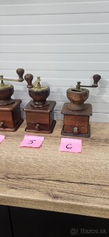 Mlynčeky na kavu s drevenou nasypkou - 5