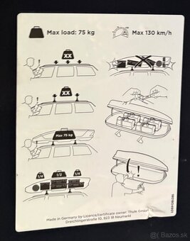 Prenajmem strešný box Thule Force XT XL - 5