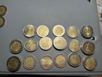 2€ mince, mix rôzne, zberateľské, euro, - 5
