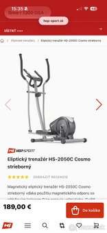 Eliptický trenažér HS-2050C Cosmo - 5