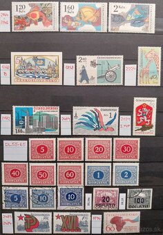 Známky ČESKOSLOVENSKO – 1 - 5