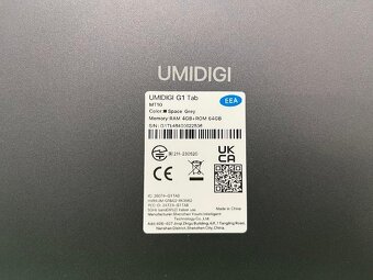 Predám 10.1" tablet UMIDIGI G1 TAB, 4GB RAM, 64 GB úložisko - 5