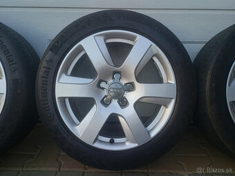 ALU disky Audi 5x112 R17 + pneu 225/50 R17 - 5