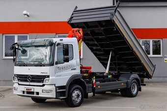 MERCEDES ATEGO 1222 TROJSTRANNÝ SKLÁPAČ HYDRAULICKÁ RUKA EU4 - 5