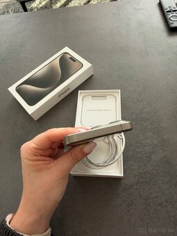 iPhone 15pro Natural Titanium 128gb - 5