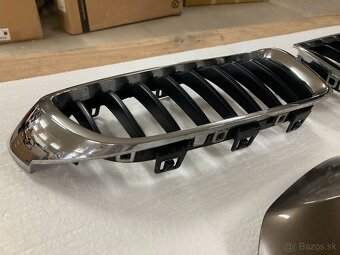 Originál BMW chrómové obličky ľadvinky na rad 4 - 5