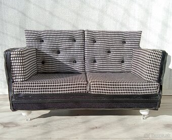 Barbie čierno-biela obývačka s doplnkami - 5