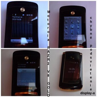 Motorola RAZR V3i STEELGRAY + RAZR2 V8 RAZR V3 E4 Dotyková - 5