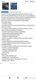 Autosedačka CARETERO Defender Plus Isofix graphite 2016 - 5