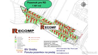 Na predaj pozemok pre RD 1.401 m2 v novej lokalite, Sp. Belá - 5