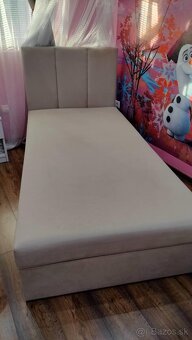 Predam postel + topper 100 x 200 + ulozny preistor - 5