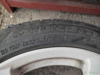 Predám letné pneu Falken 225/45 R17+ Elektróny 5x112 R17 - 5
