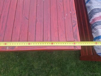 Záhradné sedenie z masivu - 5