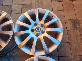 Orig. hliníkové disky Skoda R17, 5x112 - 5