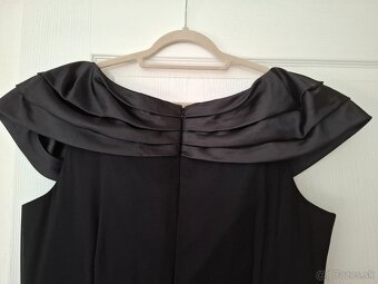 Šaty spoločenské čierne 50 - 52 - 5